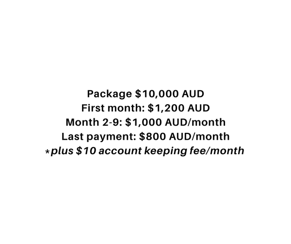 Monthly Pre-Payment Plan